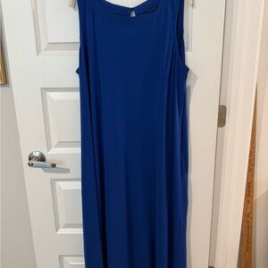 Susan Graver Royal Blue Maxi Dress